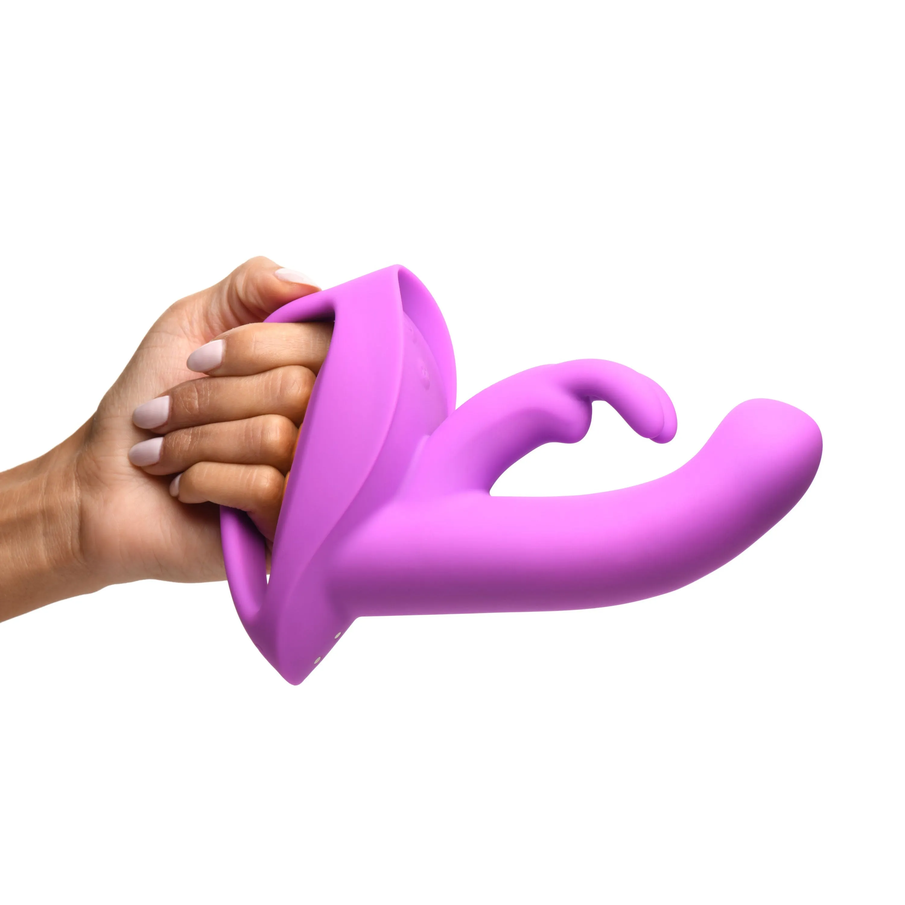 10x Come Hither Rocket Silicone Vibrator - Purple