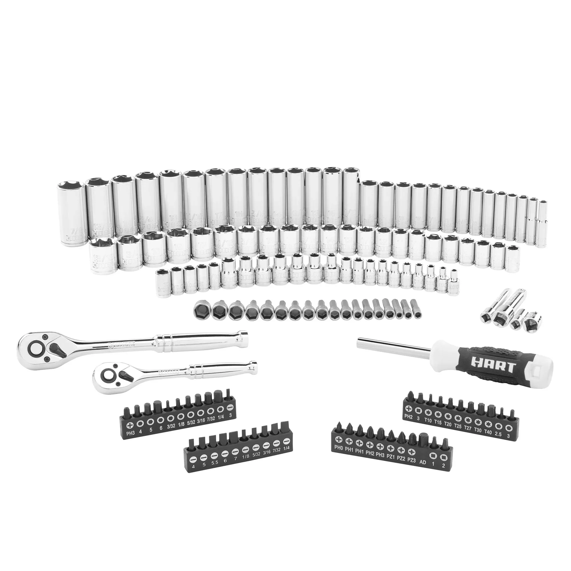 140-Piece 1/4 and 3/8-inch Mechanics Tool Set