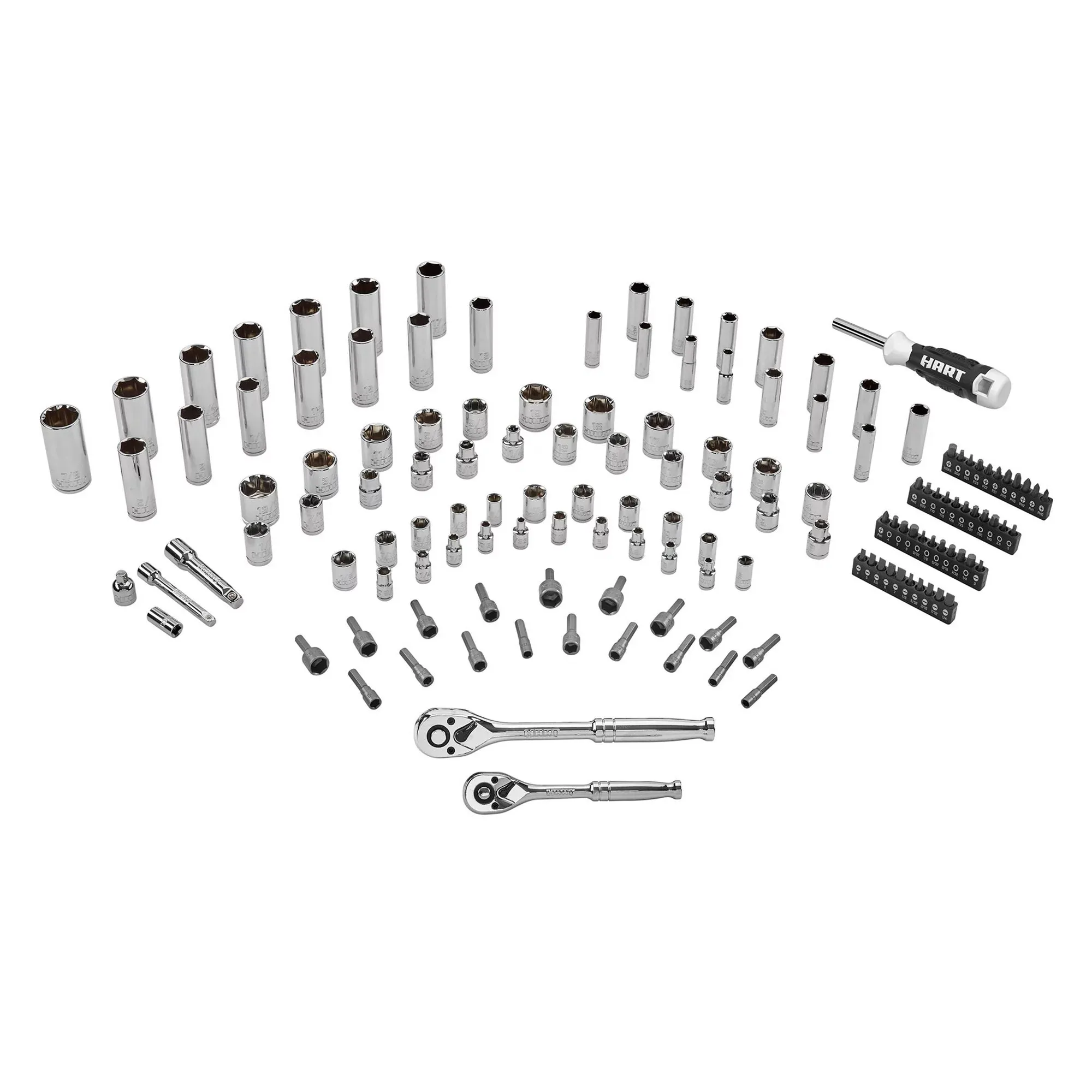 140-Piece 1/4 and 3/8-inch Mechanics Tool Set