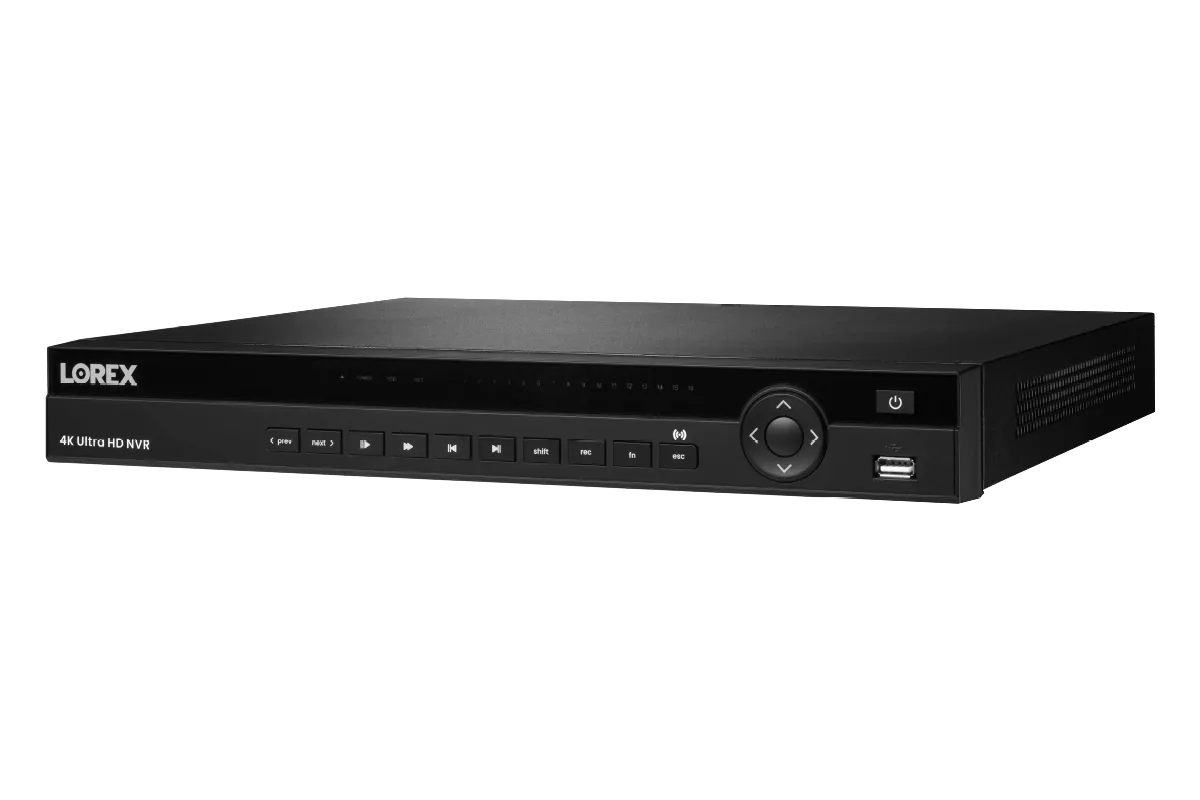 4K Ultra HD 16-Channel Security NVR with Lorex Cloud Connectivity and 4TB Hard Drive