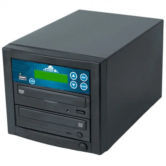 Acumen Disc 1 USB to Disc Duplicator - Flash Media / Disc to 1 (DVD/CD) Single Disc Copier Tower System (AD01-USATA)