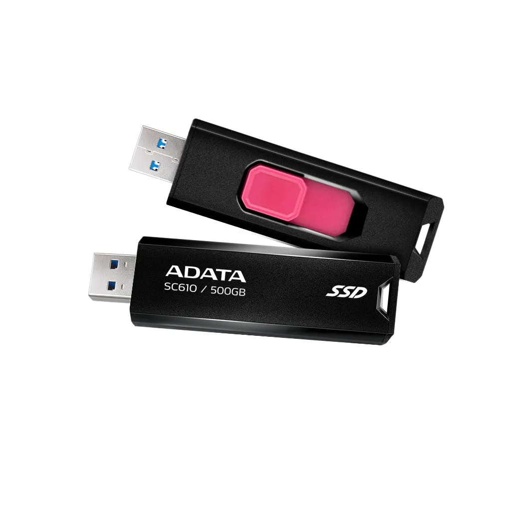 Adata SC610 USB3.0 Portable External SSD - (500GB / 1TB / 2TB)