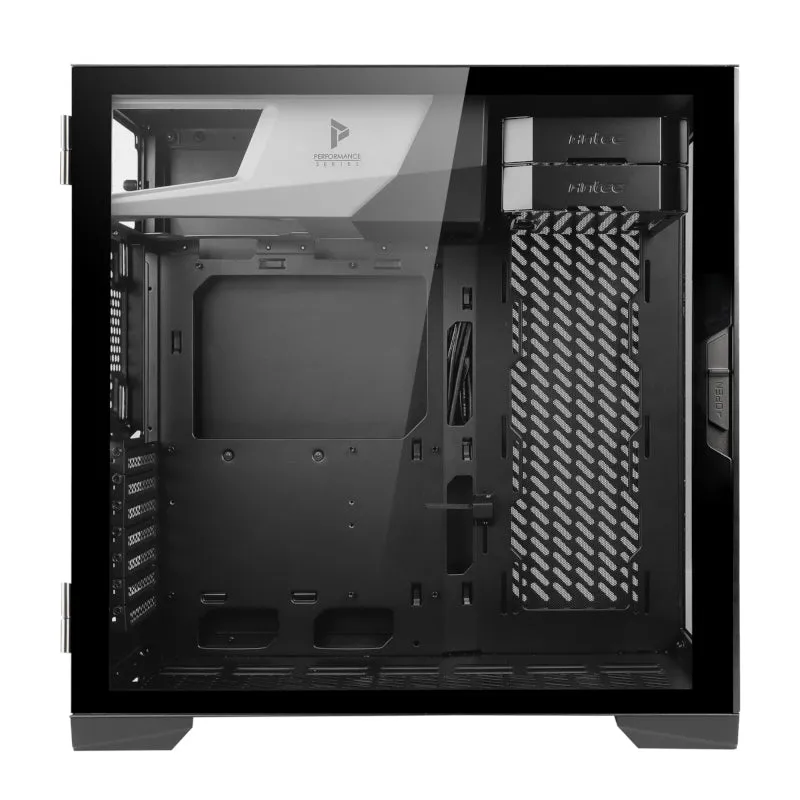 Antec P120 Crystal Tempered Glass Side/Front Atx Gaming Chassis Black