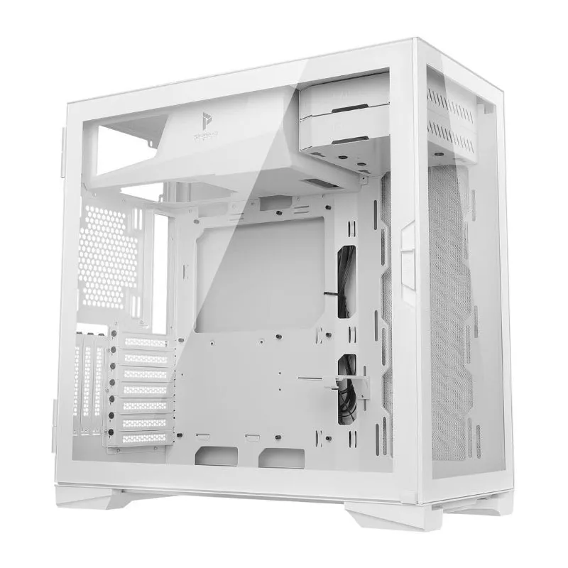 Antec P120 Crystal White Tempered Glass Side/Front Atx Gaming Chassis White