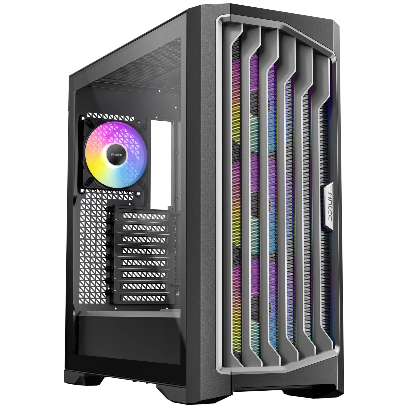 ANTEC Performance 1 FT Gaming Case, Black, E-ATX Full Tower, ARGB, 2x USB 3.0, 1x USB Type-C 10Gbps, Temperature Display, 4mm Tempered Glass Side Panel, E-ATX, ATX, Micro-ATX, ITX