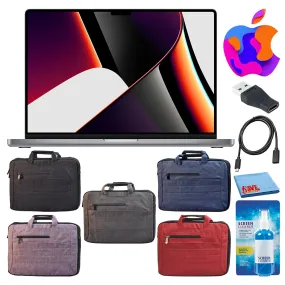 Apple MacBook Pro 16" Laptop (2021, M1 Pro, 512GB, Space Gray) with Carrying Bag