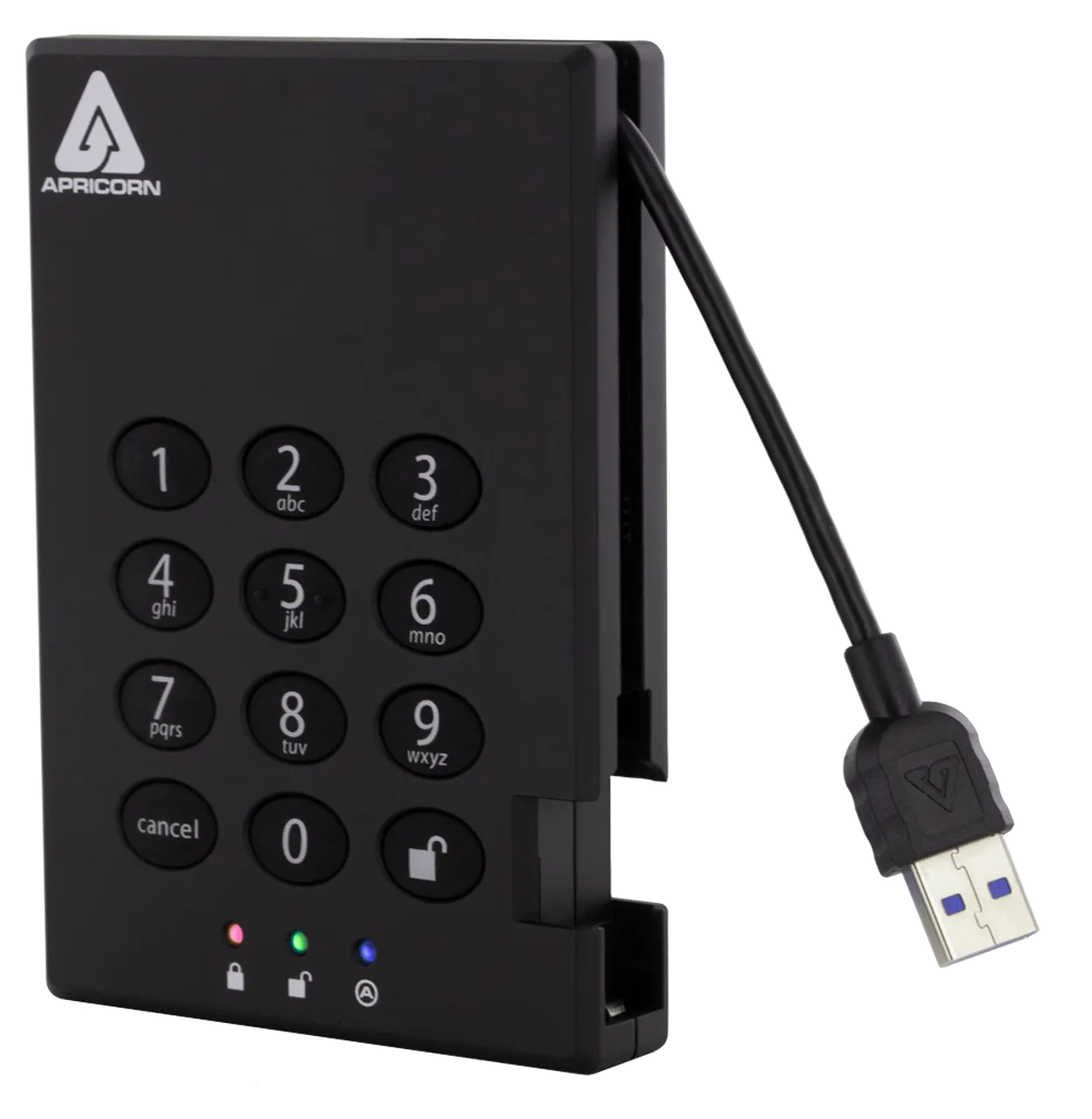 Apricorn Aegis Padlock 3.0 Mass Storage Encrypted Hard Drive