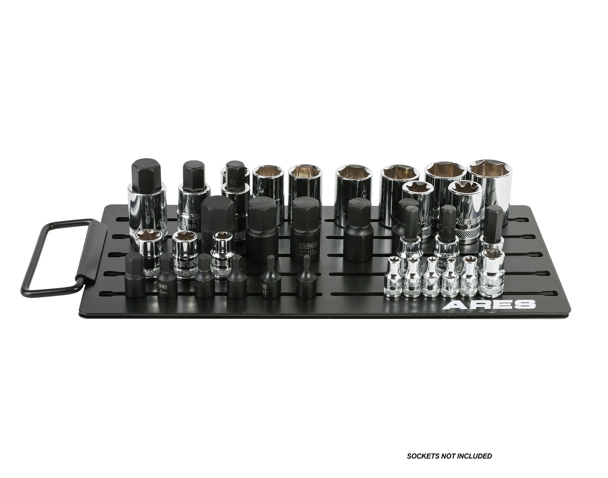 ARES 60032 - 36-Piece Magnetic Socket Organizer