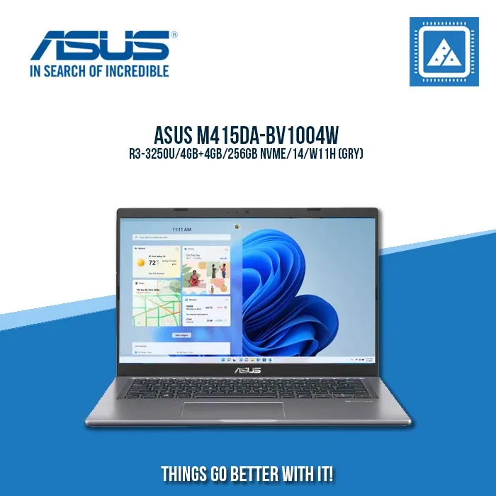 ASUS M415DA-BV1004W R3-3250U/4GB 4GB/256GB NVME | BEST FOR STUDENTS LAPTOP