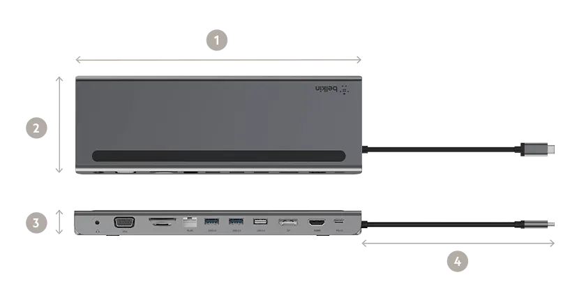 Belkin USB-C 11-in-1 Multiport Dock