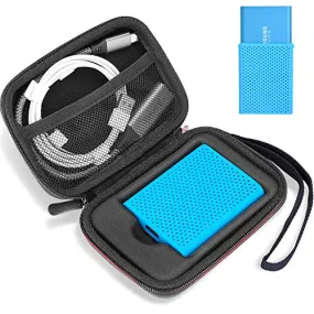 (CASE ONLY) Shockproof Carrying Case   Silicone Cover for Samsung T5/ T3 Portable Drives | ProCase