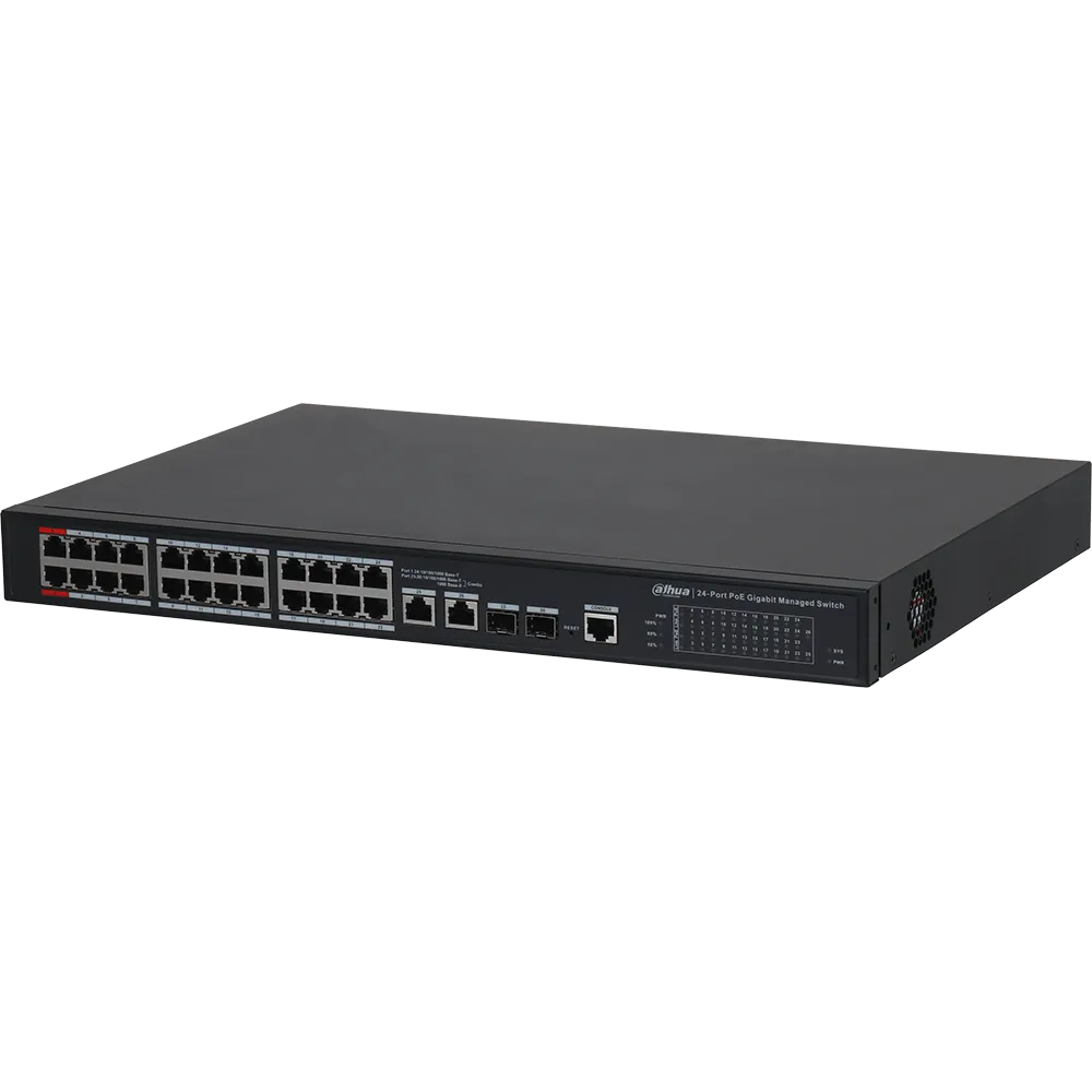 Dahua DH-PFS4226-24GT2GF-360 24-Port Gigabit Managed PoE Switch