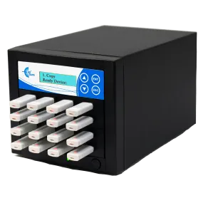 EZ Dupe 1 to 15 USB Duplicator - Flash Media Storage Cloner & Eraser (DoD Compliant) USB Pantera