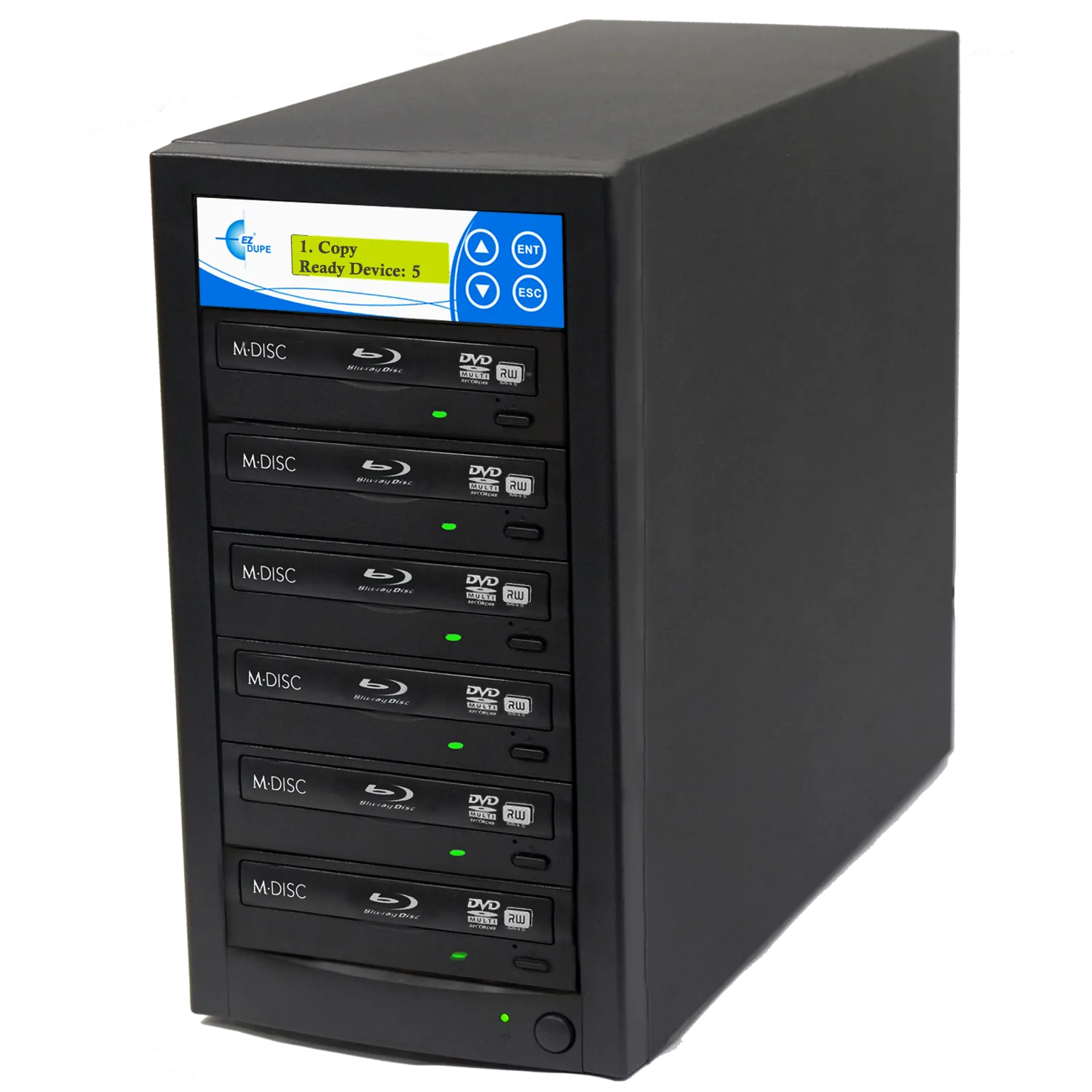 EZ Dupe 1 to 5 Disc / Hard Drive to Disc ISO Duplicator with 1 TB HDD & USB 3.0