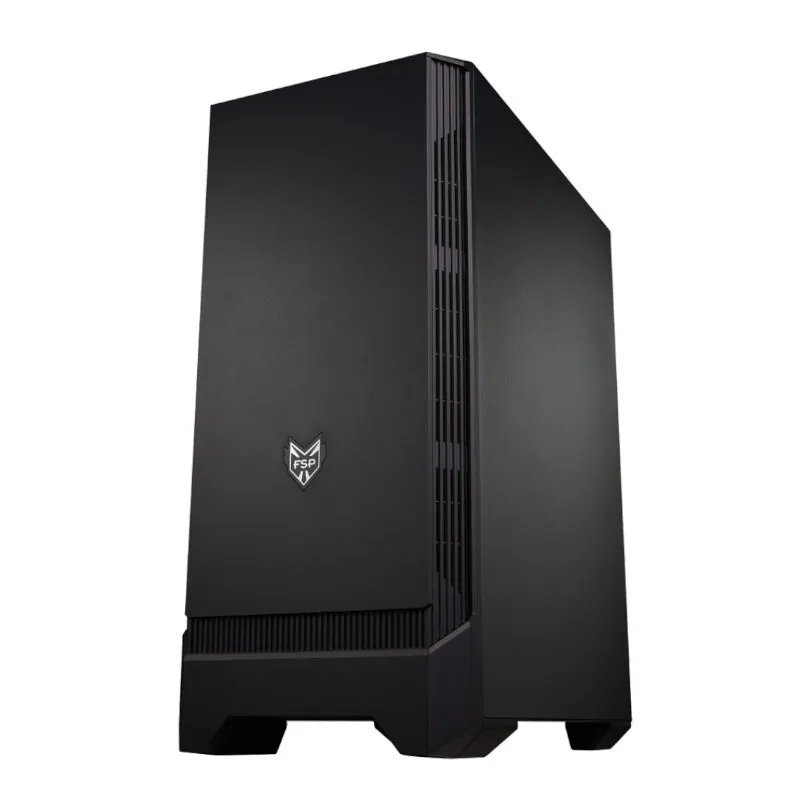 Fsp Cmt260 Atx | Micro-Atx | Mini-Itx | Gaming Chassis |1X 120Mm Fan Included | Tempered Glass Side Panel | Black