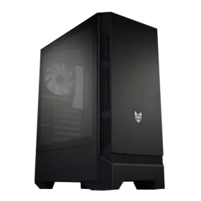 Fsp Cmt260 Atx | Micro-Atx | Mini-Itx | Gaming Chassis |1X 120Mm Fan Included | Tempered Glass Side Panel | Black