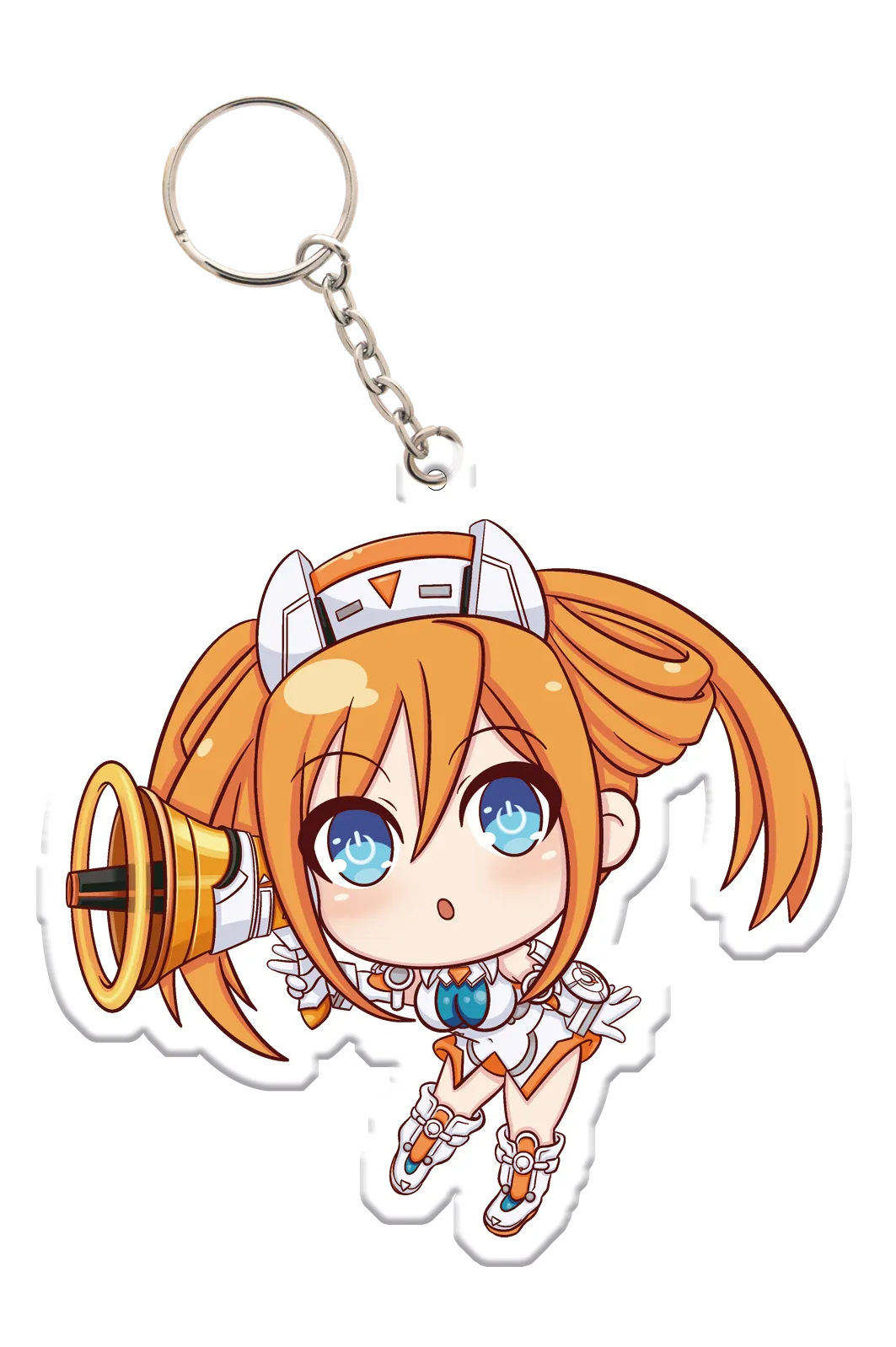 HDD Chibi Orange Heart - Acrylic Charm