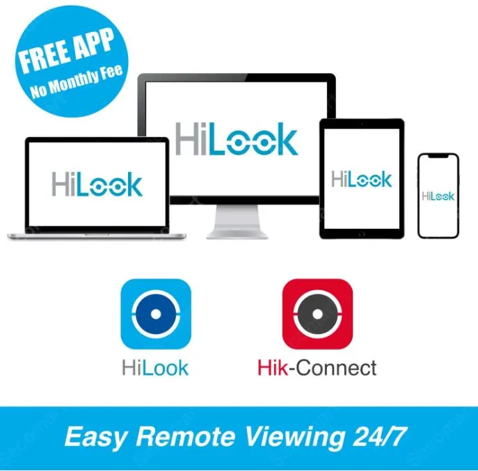 Hilook 4K Security Camera System, 4-Camera