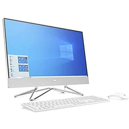 HP All-in-One Desktop 24-dp0015ne, 10th Gen Intel Core i7, 23.8" FHD Touchscreen, 1TB HDD - 256GB SSD, 16GB RAM, NVIDIA GeForce MX330 (2GB) Graphics, Win 10, EN-AR KB, Silver