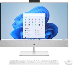 HP Pavilion 27-ca1066xt 27" FHD All-in-One PC, Intel i7-12700T, 1.40GHz, 16GB RAM, 1TB HDD, 1TB SSD, W11H - 22U60AA#ABA (Certified Refurbished)