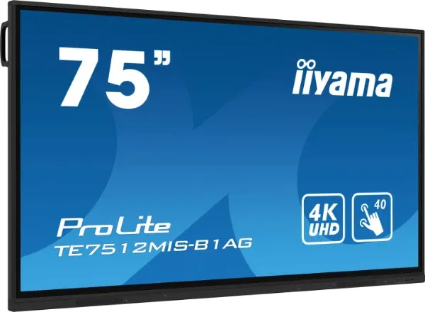 Iiyama ProLite 75" 4K Interactive Panel (TE7512MIS-B3AG)