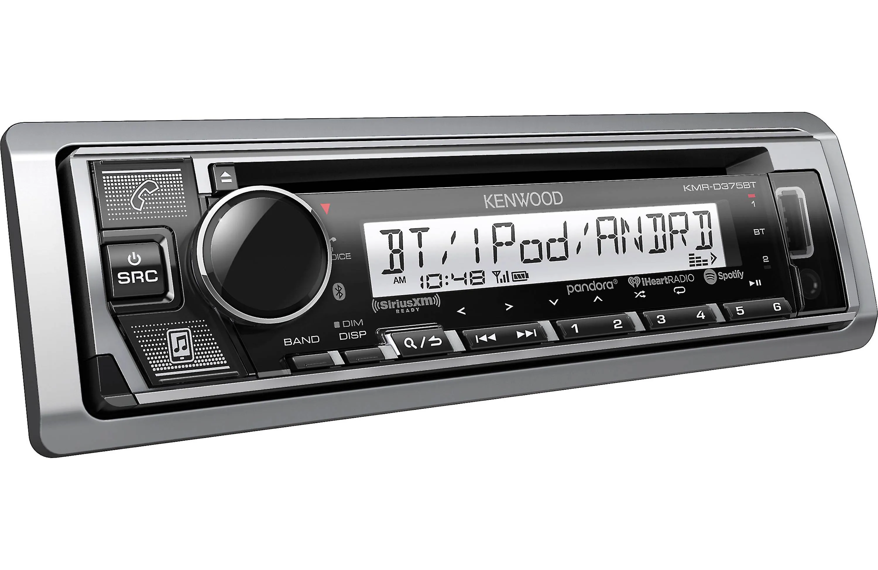 Kenwood KMR-D375BT Marine CD receiver with Bluetooth