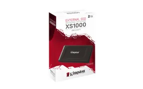 Kingston 2TB Portable SSD, USB 3.2 Gen 2, External Storage, XS1000 Portable Solid State Drive, Black