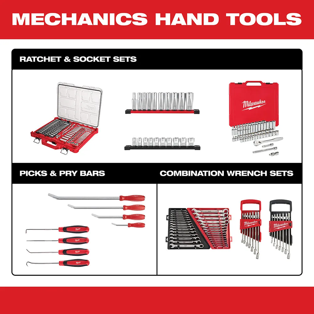 Milwaukee 48-22-9486 1/4 in. & 3/8 in. 106 Pc. Ratchet and Socket Set in PACKOUT™ - SAE & Metric