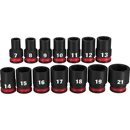 Milwaukee 49-66-7007 14PC SHOCKWAVE Impact Duty™ 3/8" Drive Metric Standard 6 Point Socket Set