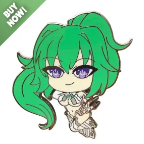 Neptunia HDD Enamel Pins - Green Heart