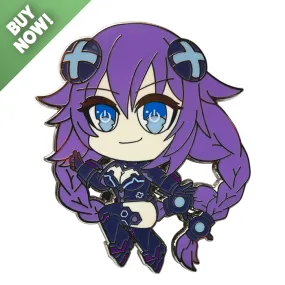 Neptunia HDD Enamel Pins - Purple Heart