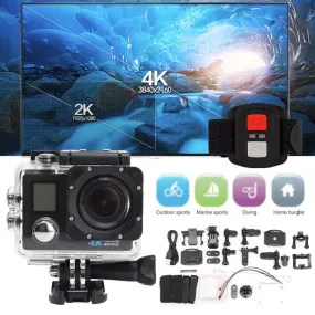 newWaterproof 4K Dual Screen Wifi HD 1080P Camera-4K Camera