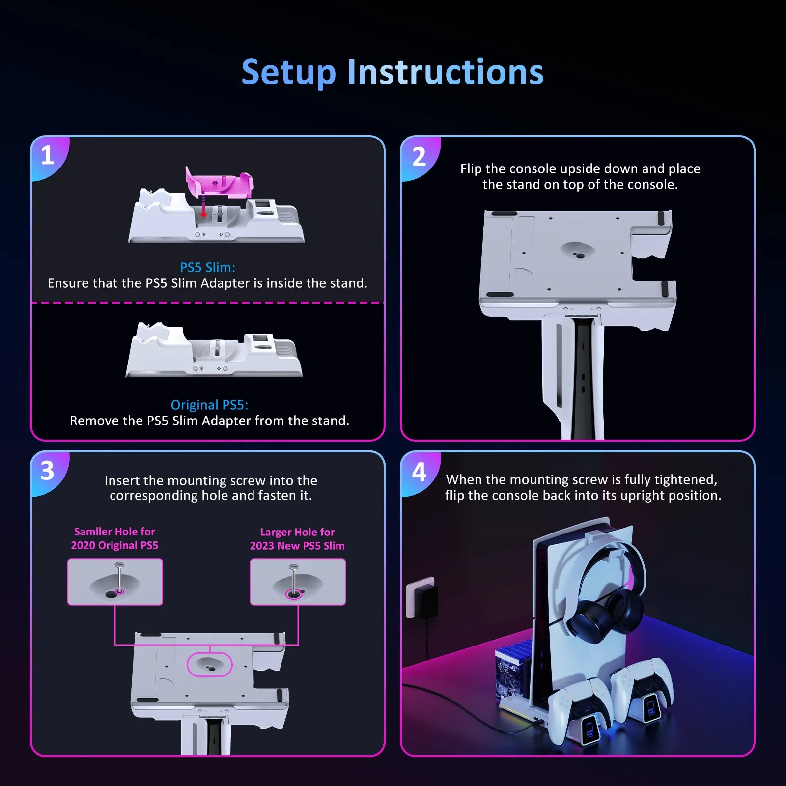 NexiGo PS5 Slim Cooling Stand