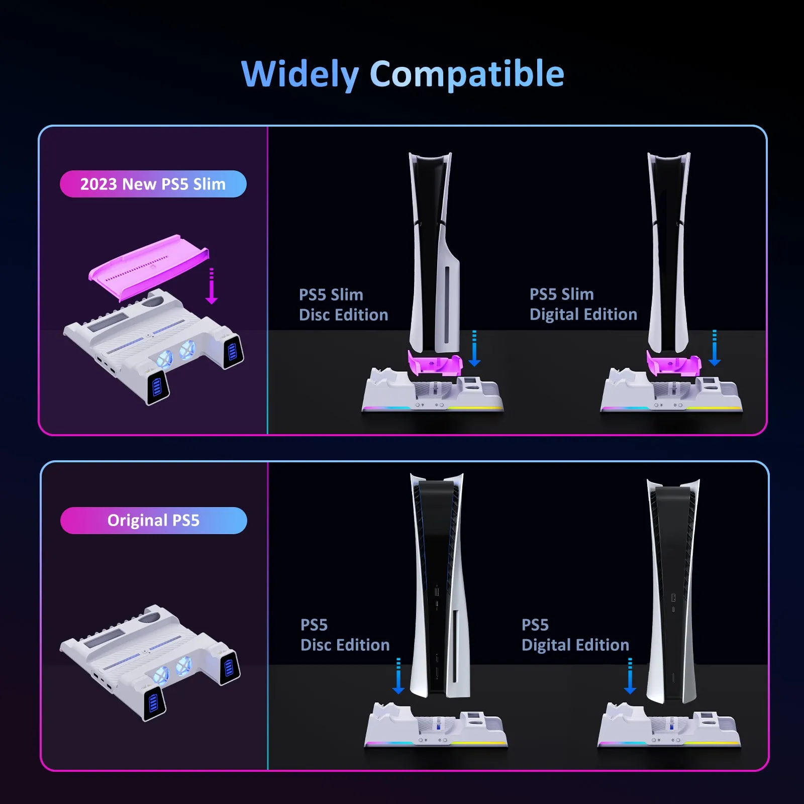 NexiGo PS5 Slim Cooling Stand