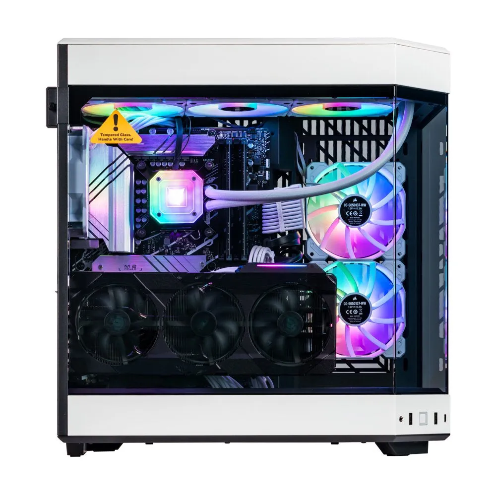 Praetix Gaming Desktop PC (14Th Gen Intel I9-14900K 2.40Ghz, Geforce RTX 4090 24GB, 16GB DDR5, 1TB Pcie SSD   2TB HDD, 360Mm AIO, RGB Fans, 1000W PSU, Wifi 6, Win 10 Home) VELZ0076