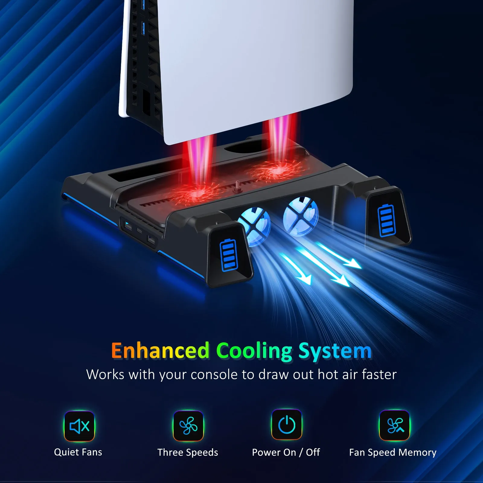 PS5 Slim cooling stand