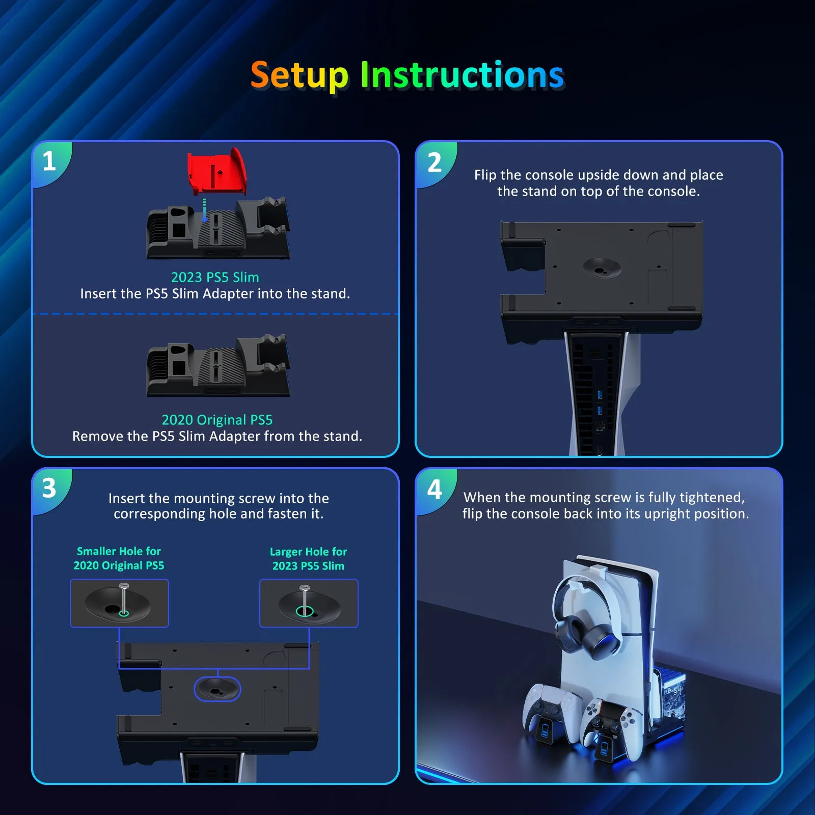 PS5 Slim cooling stand