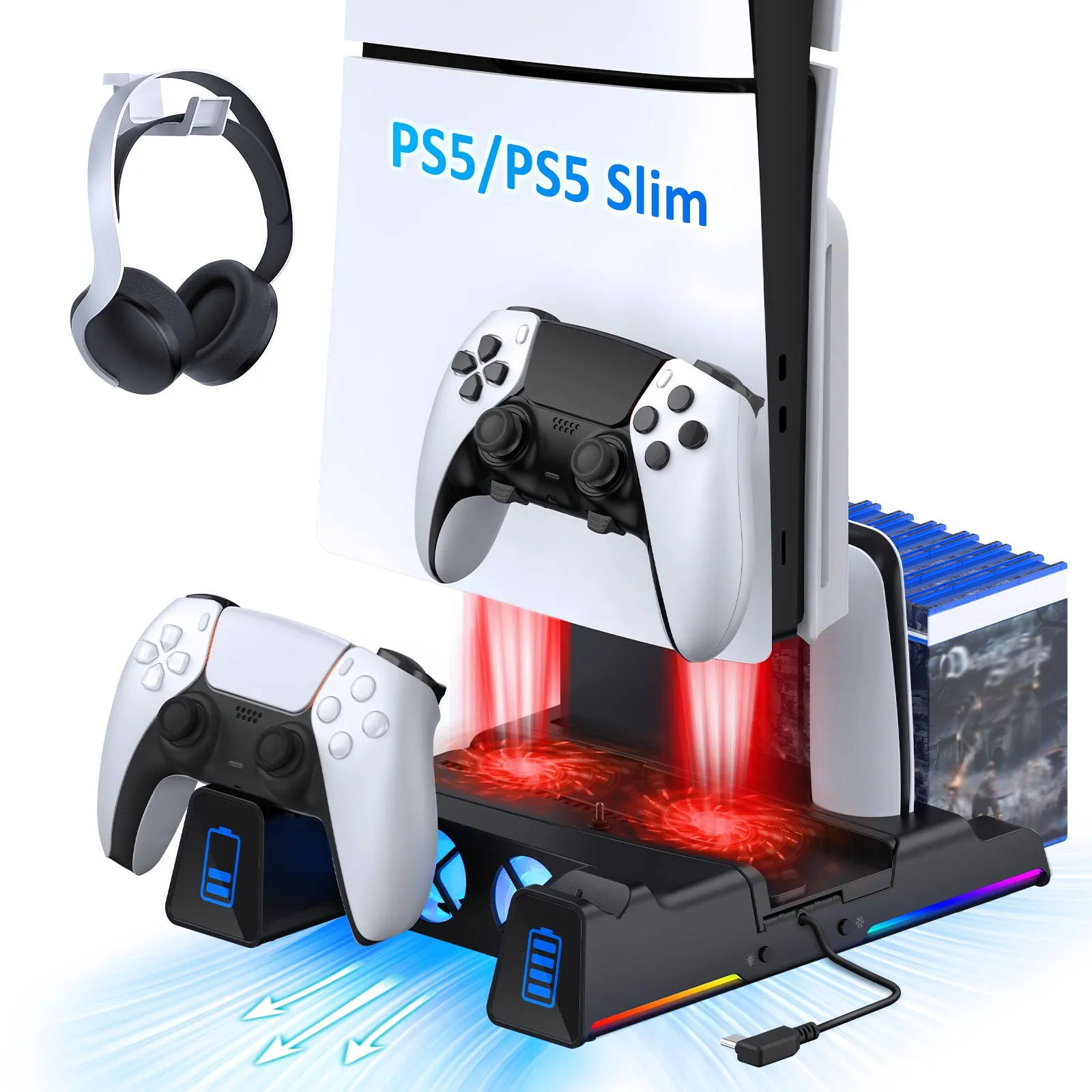 PS5 Slim cooling stand