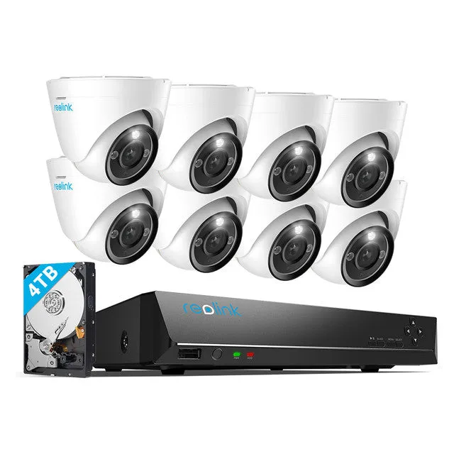 Reolink RLK16-1200D8-A - 12MP UHD 16-Channel PoE Camera System with Spotlights