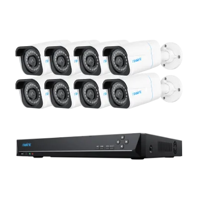 Reolink RLK16-810B8-A 16-Channel 4K PoE NVR Security Camera Kit | Person/Vehicle Detection, 3TB HDD Included (Up to 12TB HDD), IP67 Cameras