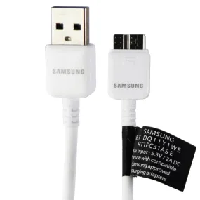 Samsung 5Ft Charge and Sync Cable (ET-DQ11Y1WE) for Micro USB3.0 Devices - White