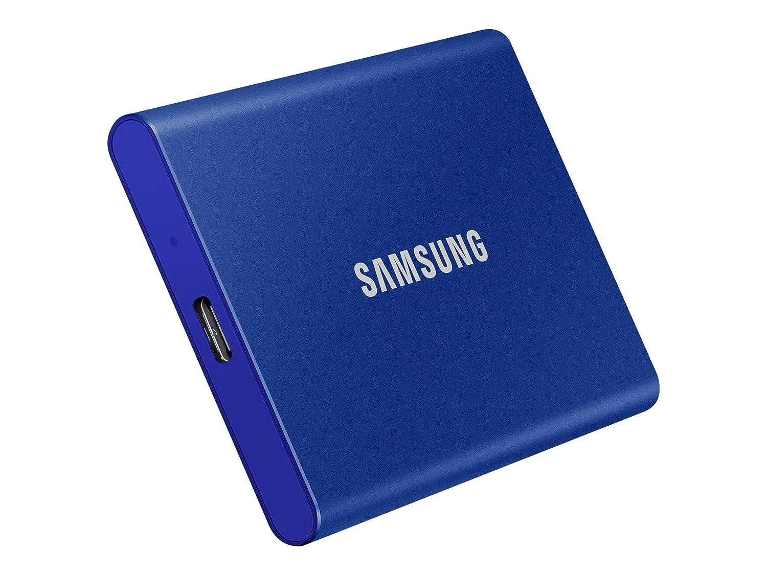 Samsung T7 2TB Up to 1,050MB/s USB 3.2 Gen 2 (10Gbps, Type-C) External SSD (Portable SSD)(MU-PC2T0T) - Blue