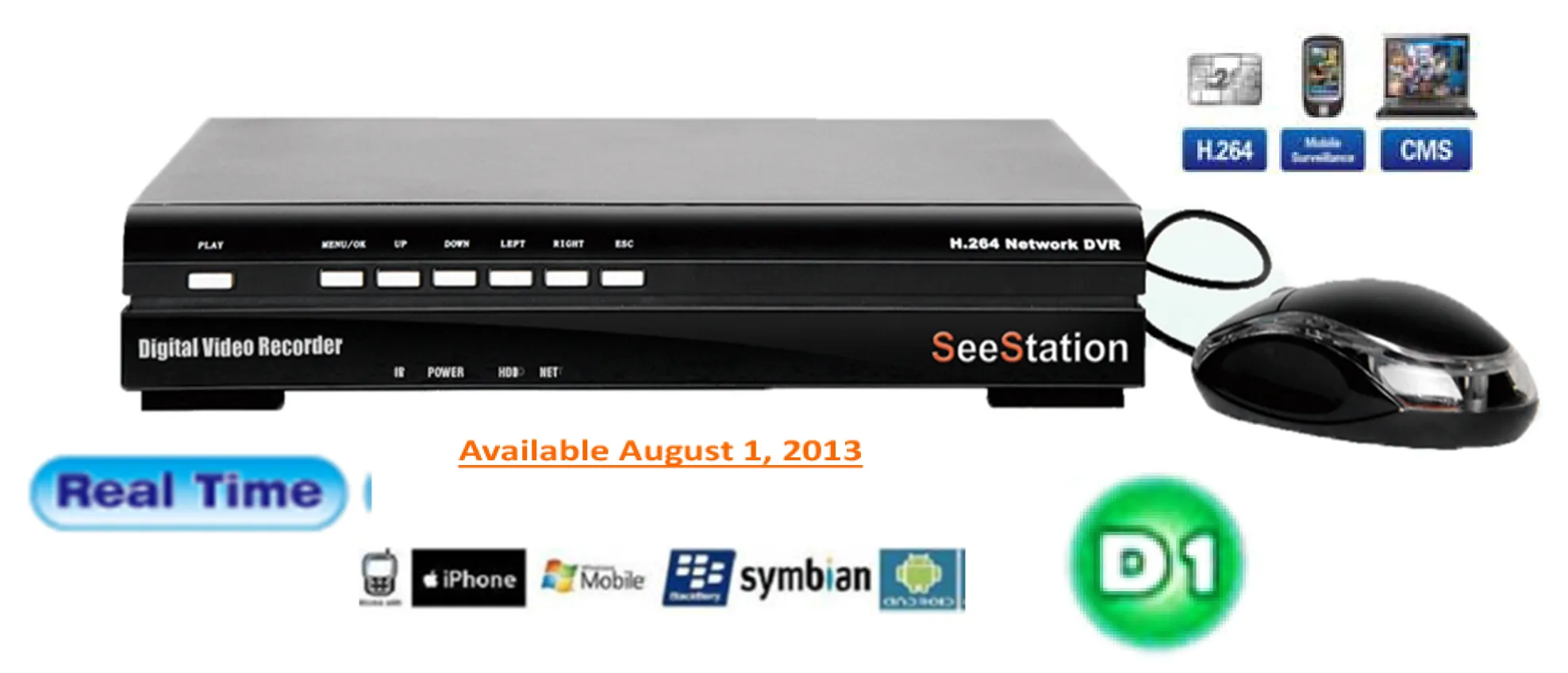 SeeStation DVR 4 Ch Full D1 All Real Time