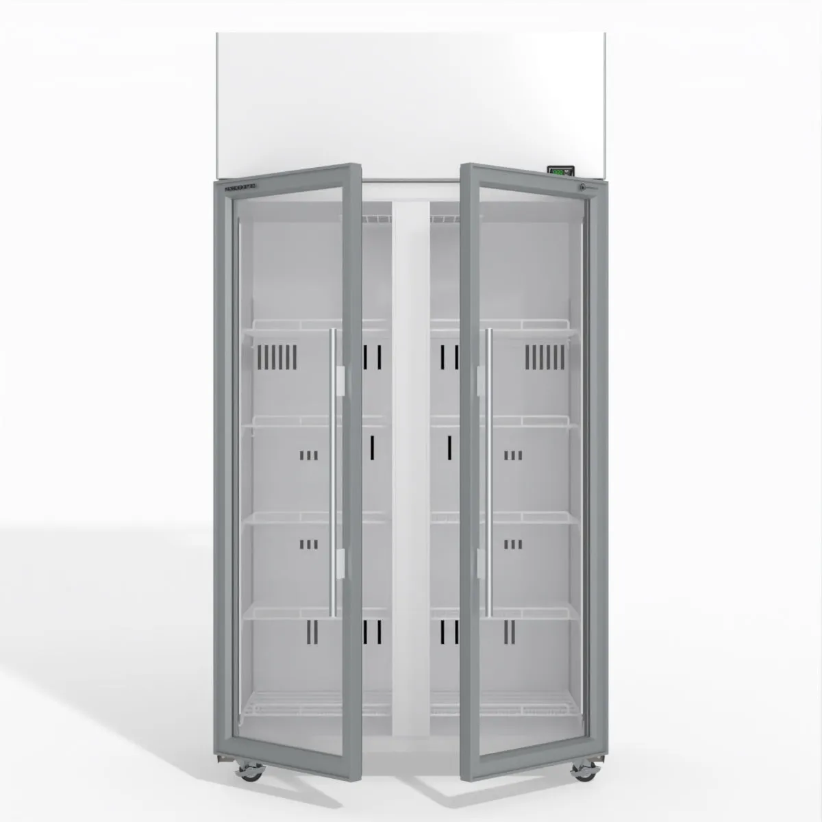 Skope TME1000N-A 2 Glass Door Display or Storage Fridge