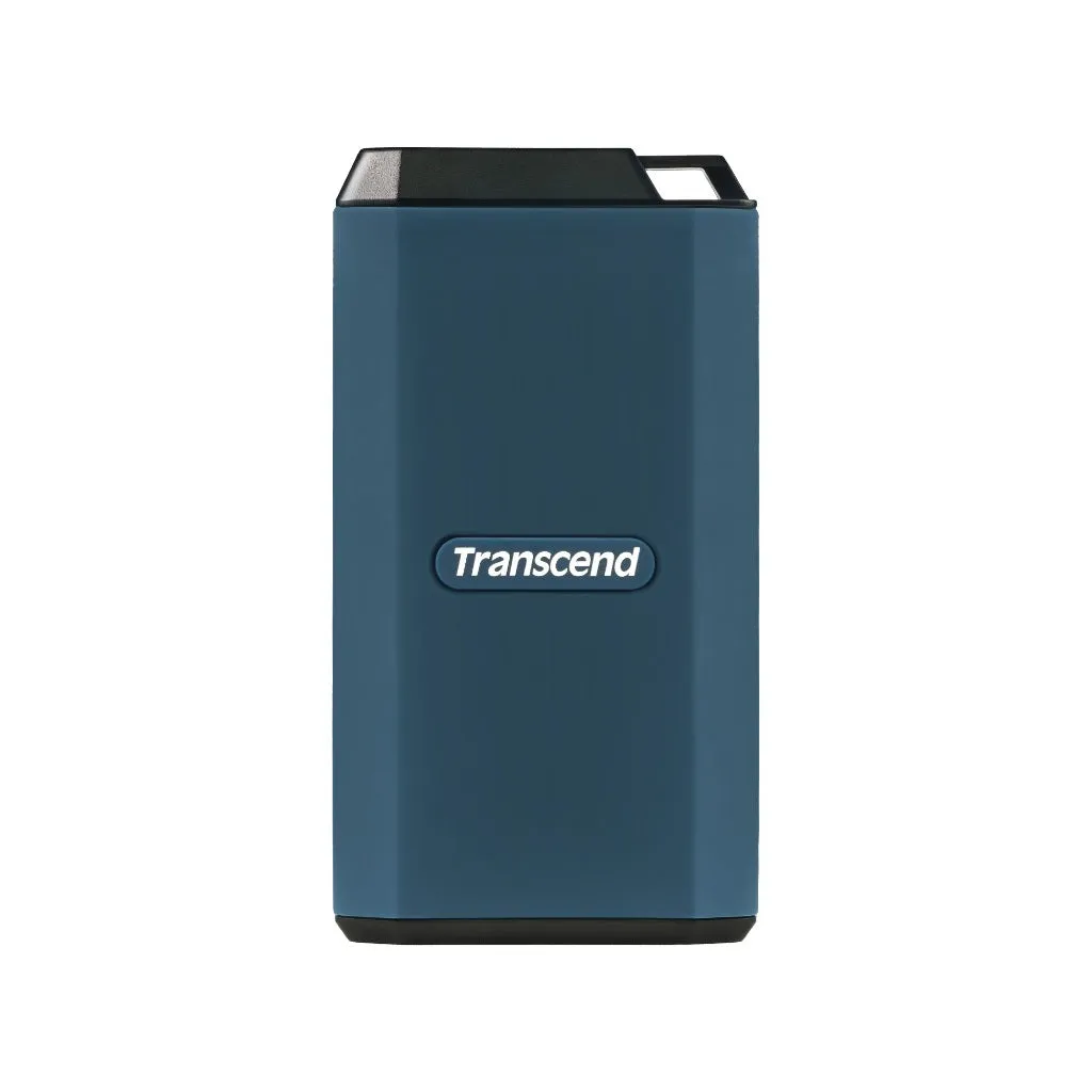 Transcend ESD410C Portable SSD USB-C 20Gbps Dark Blue ( 1TB / 2TB / 4TB ) IPX5 Water-Resistant & US Military Drop-Test