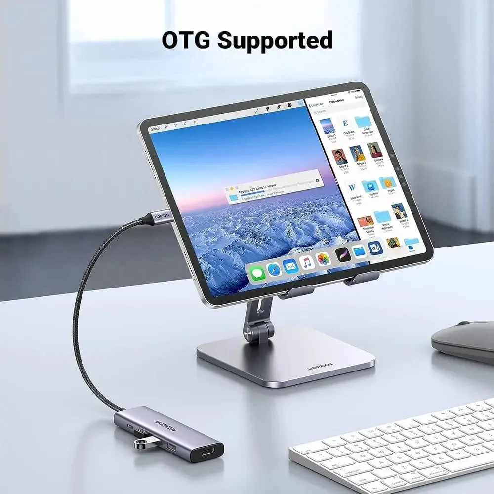 UGREEN 5-in-1 USB C Multiport Dock With 4k@30HzHdmi 100W Power Delivery, 3x 5Gbps USB-A 3.0 Ports For M1 / M2 MacBook, iPad Pro, iMac, Galaxy, Surface, XPS, ThinkPad and More (15596)