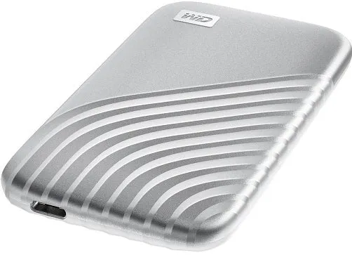 WD 500GB My Passport USB-C Silver - WDBAGF5000ASL-WESN