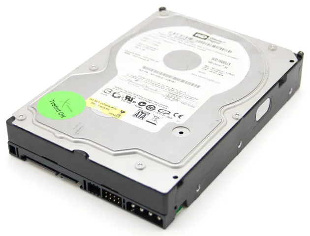 Western Digital 160GB 7200RPM SATA Desktop Hard Drive PN:WD1600JS-61MHB1