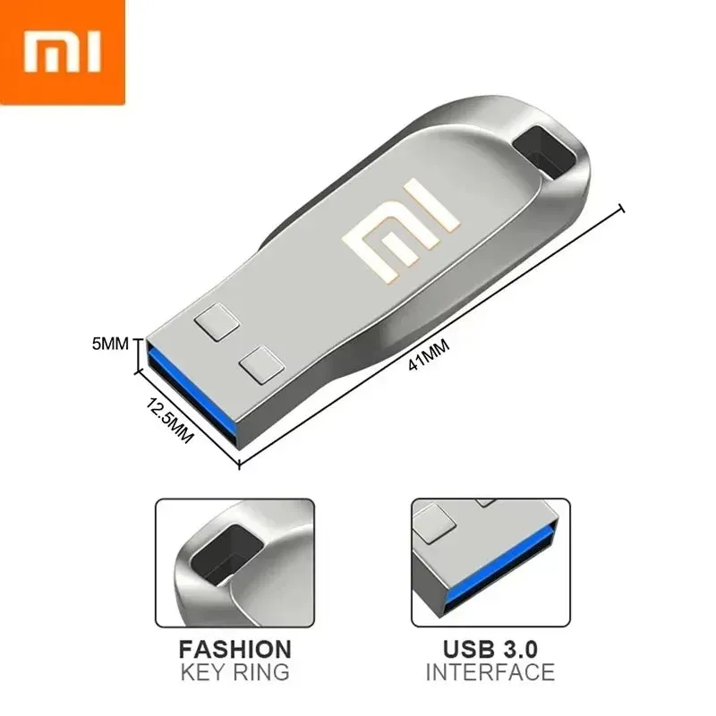 Xiaomi Flash Drives 2TB Usb 3.0 Mini High Speed Metal Pendrive 1TB 512GB Stick Portable Drive Waterproof Memoria Storage U Disk